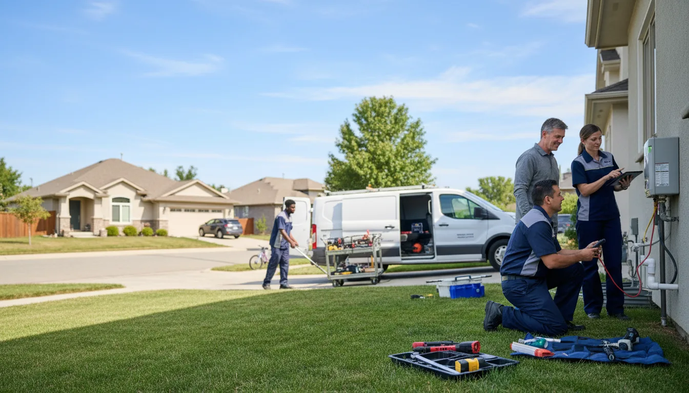 Tankless water heater service in Nazlini, AZ